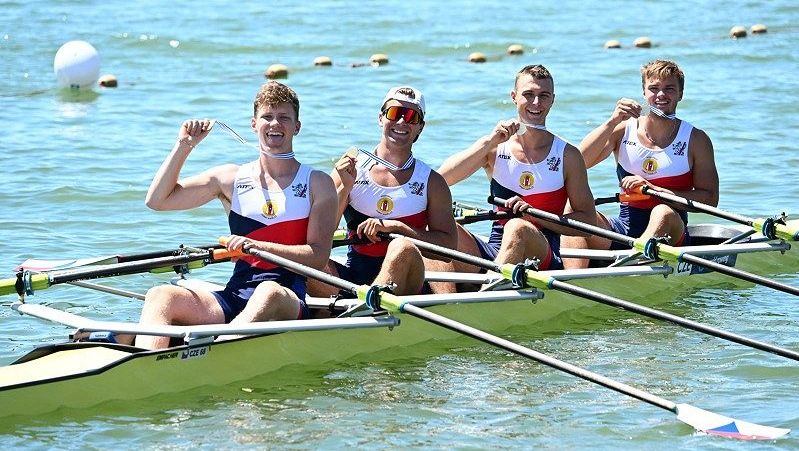 Česká párová čtyřka si na SP v Záhřebu dojela pro premiérový triumf v SP